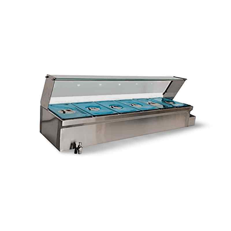 HBM 25 ELECTRIC BAIN MARIE WITH SNEEZE GUARD 1