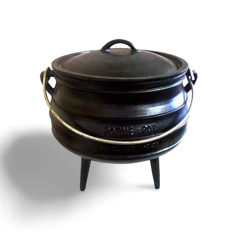 cast iron zulu pot size 20
