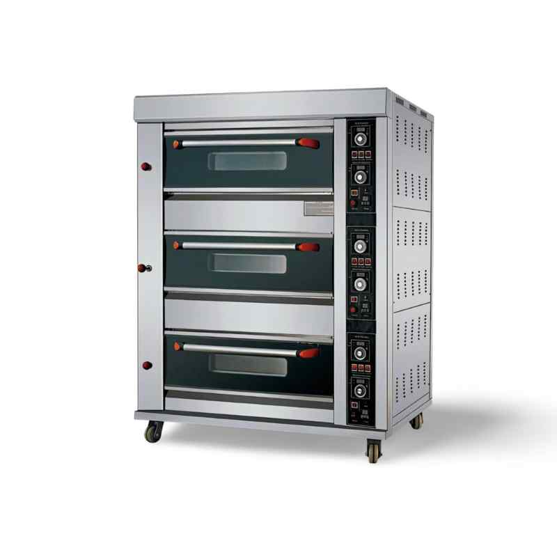 heo 36 electric 3 deck 6 tray oven