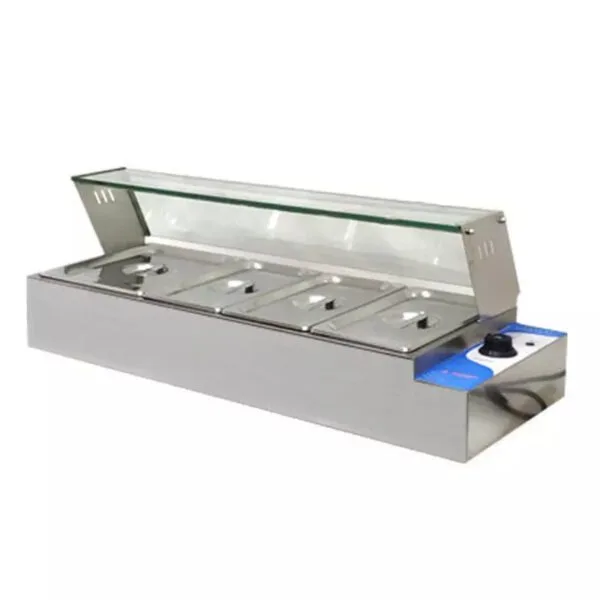 4 Division Bain Marie with Sneeze Guard South Africa