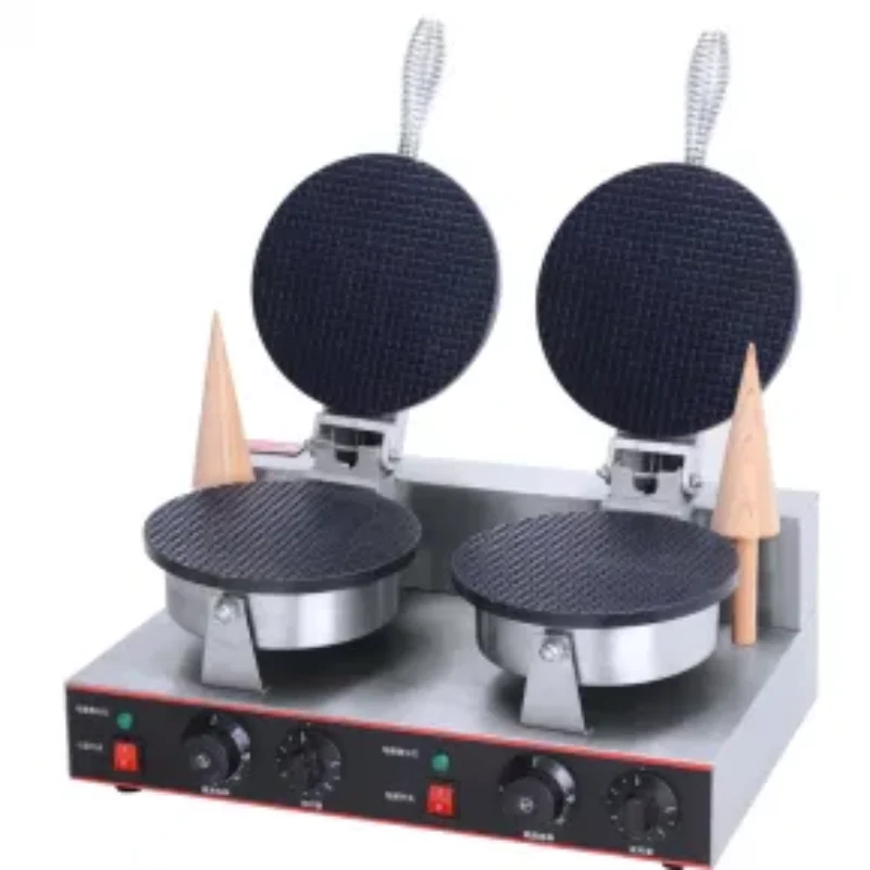Snack Equipment Electric Commercial Antique Waffle Cone Baker Maker Machine for Making Ice Cream Cone Small Ice Cream Machine