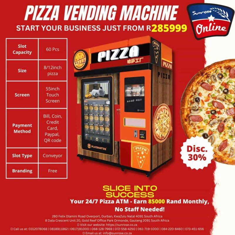 SunroseOnline Pizza Vending Machine