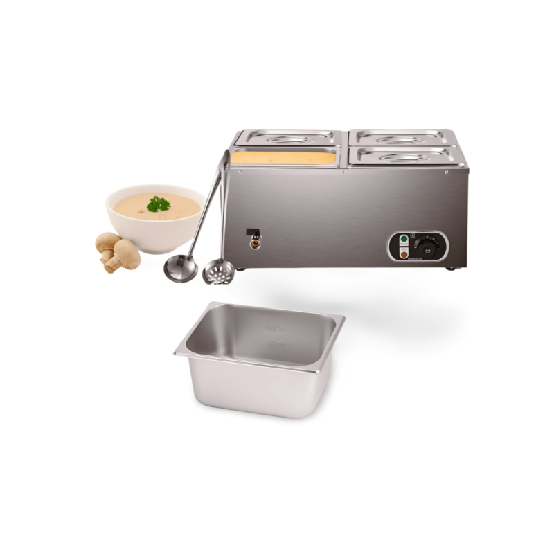 hb750 4d baine marie with tap Large capacity with 4 pans