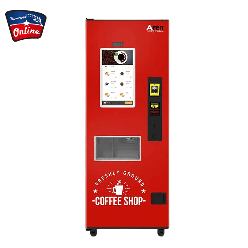 sunrose online coffee vending machine front